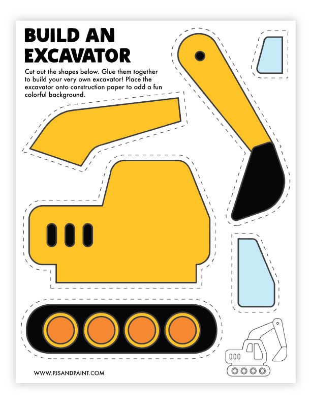 build an excavator color