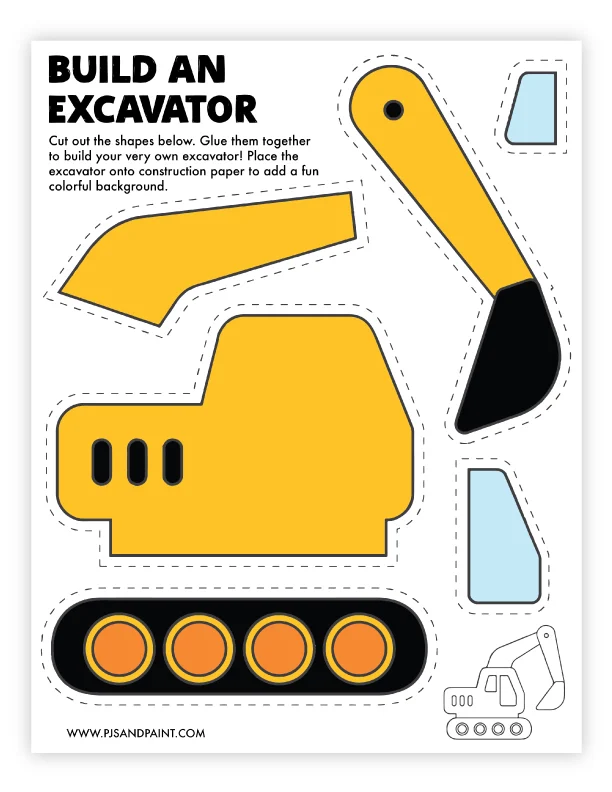 build an excavator color