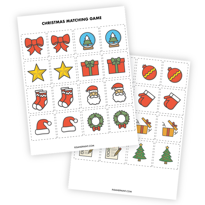 christmas matching game