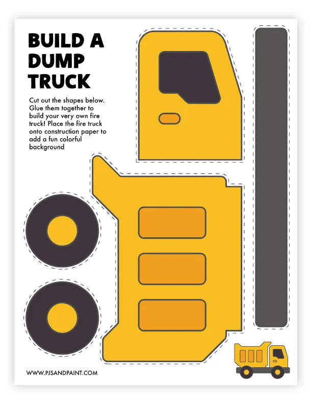 dump truck color