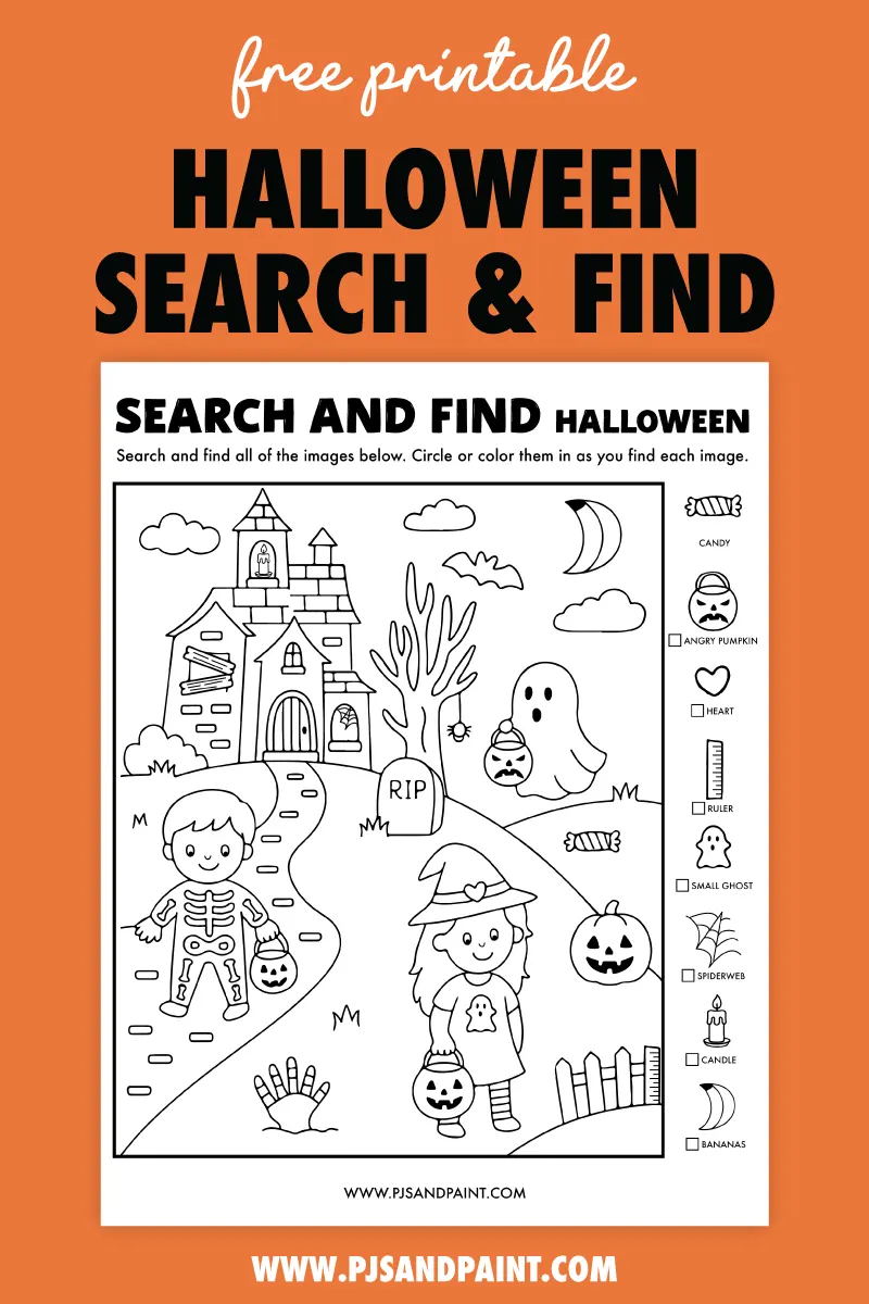 halloween search and find printable