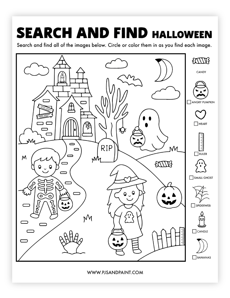halloween search and find