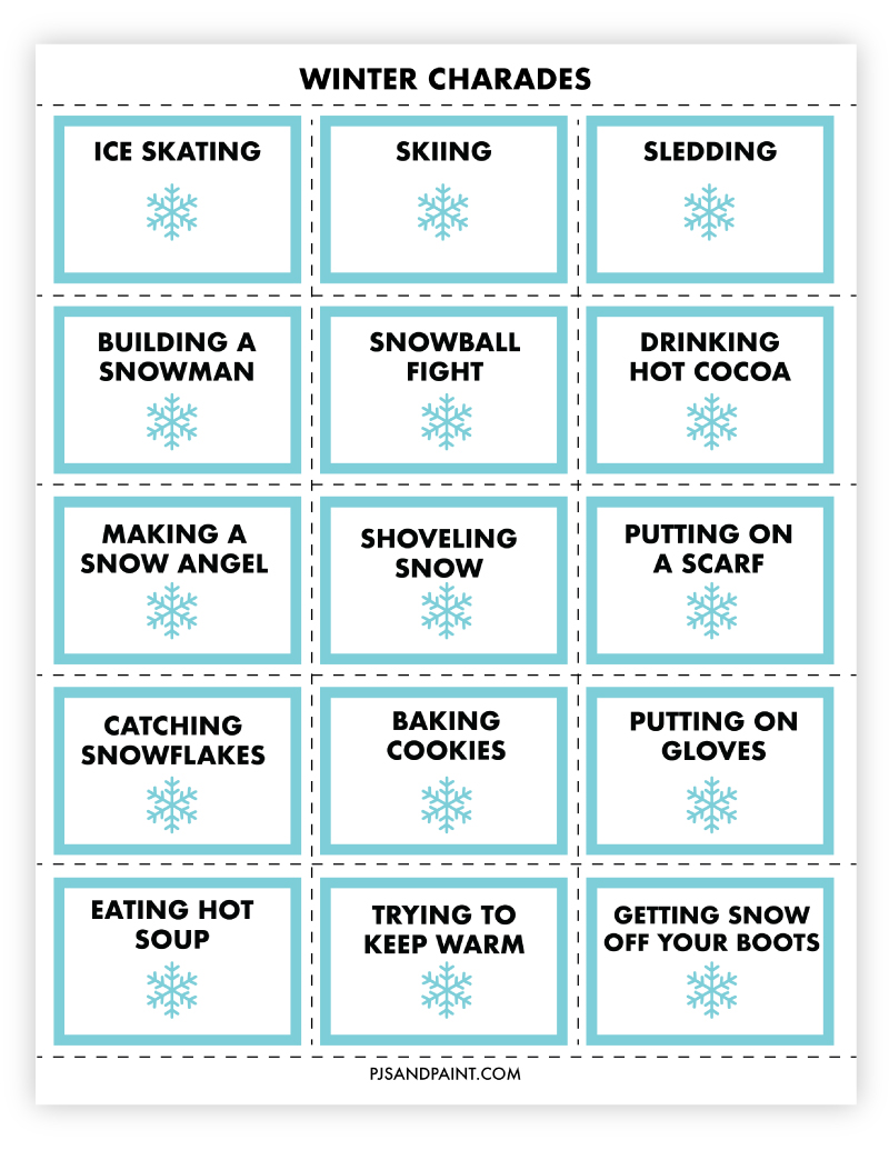 winter charades