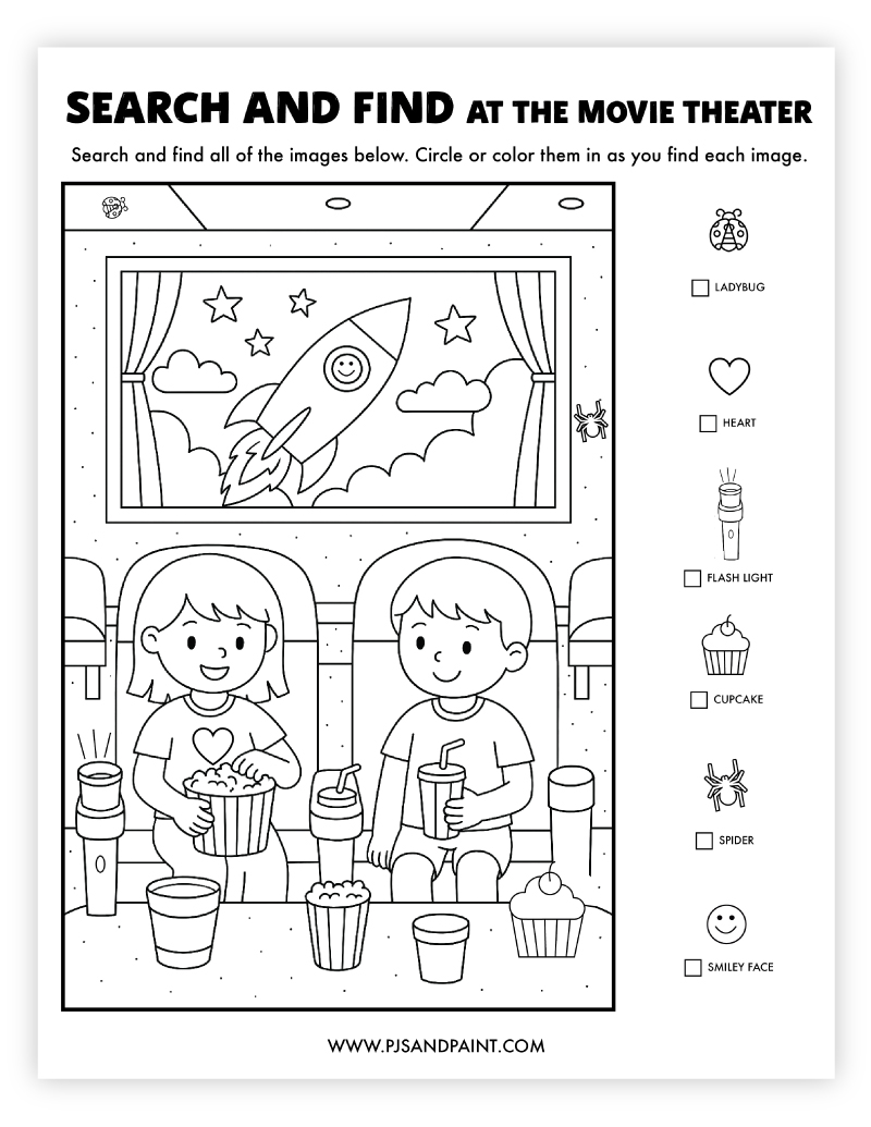 search and find at the movies