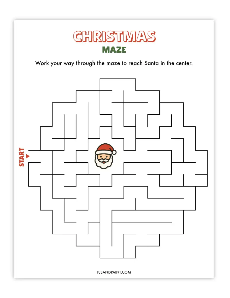 christmas maze 5