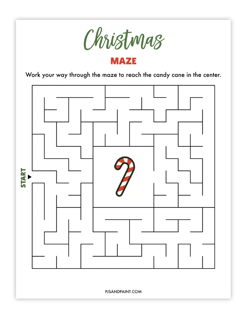 christmas maze 9