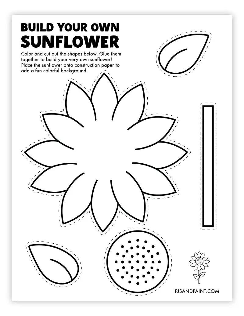 build a sunflower