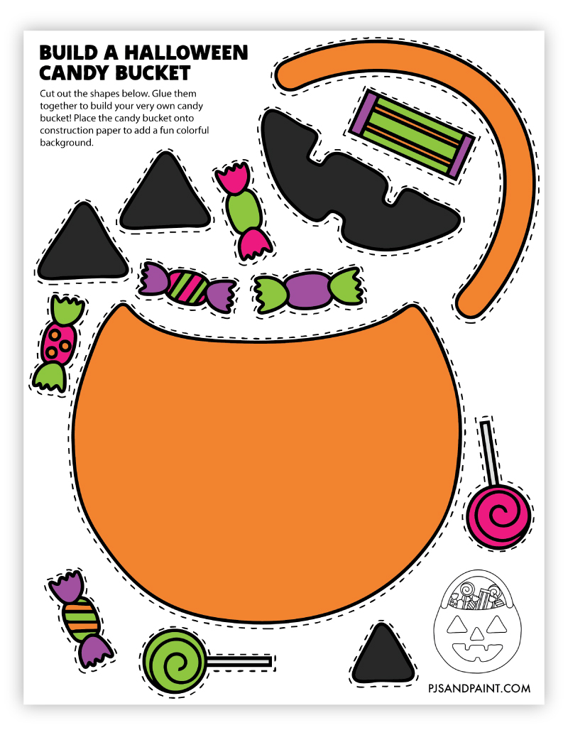 halloween candy bucket color