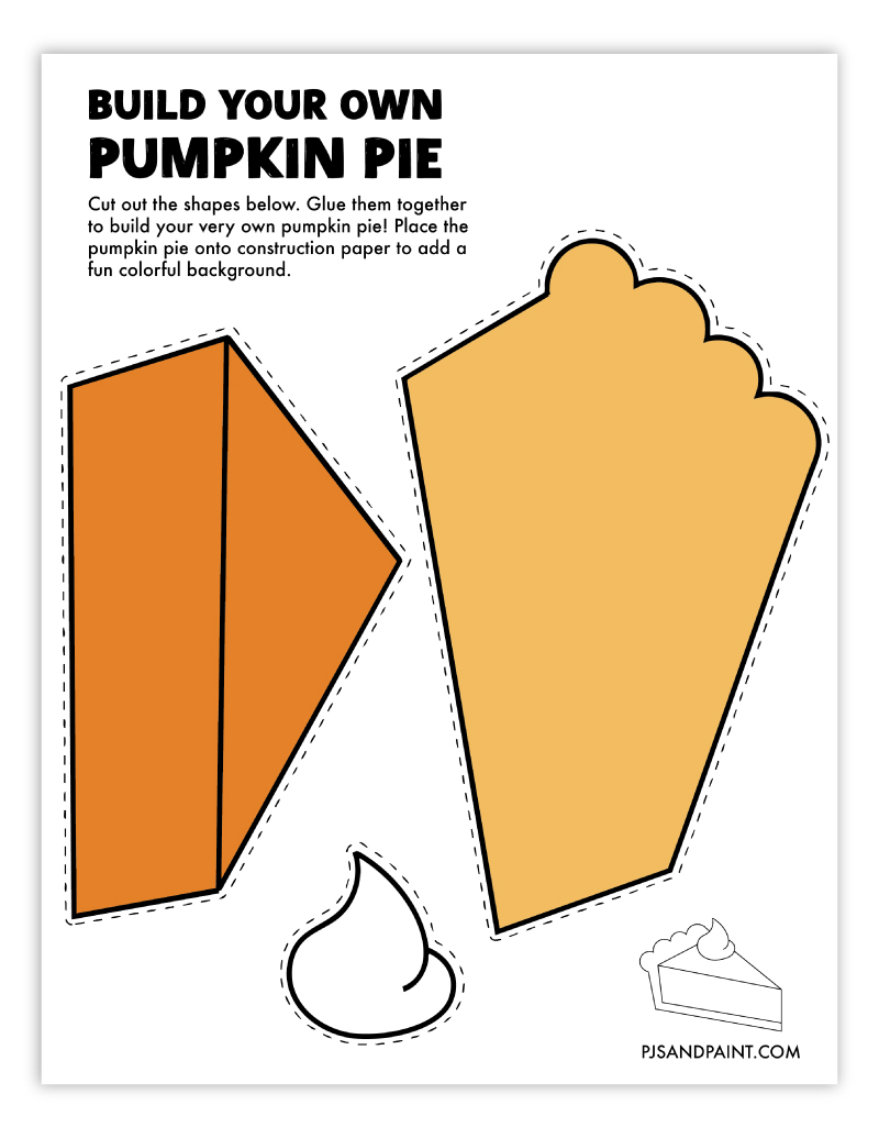 build a pumpkin pie pjs and paint color