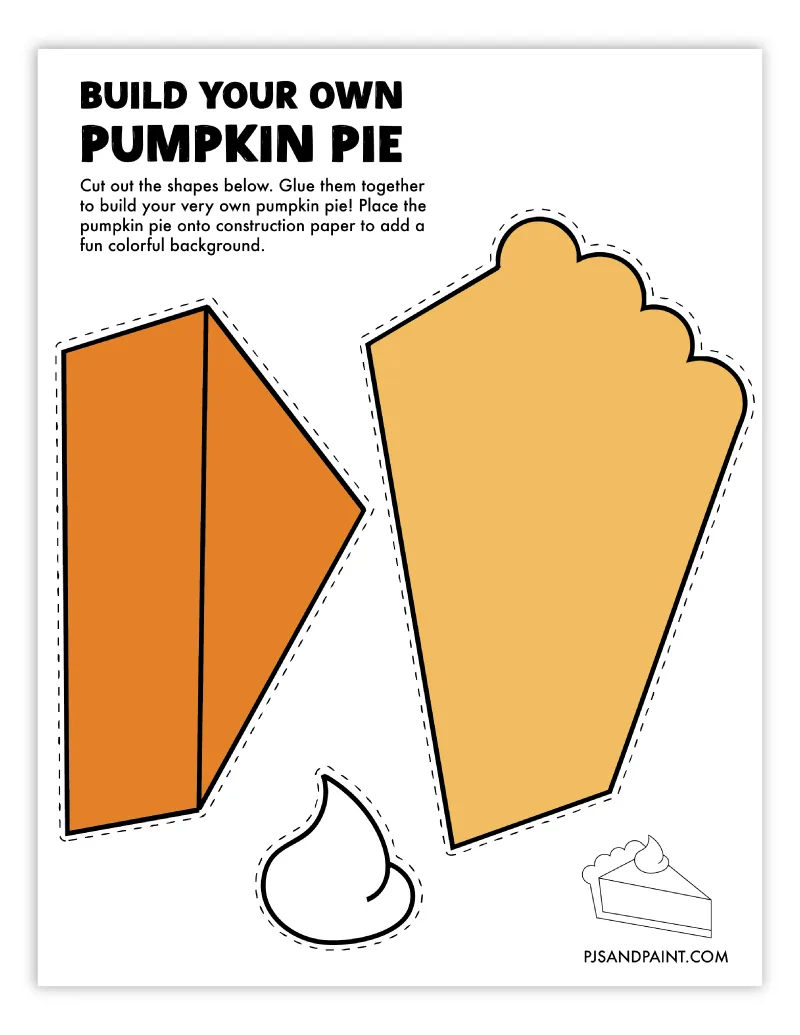 build a pumpkin pie pjs and paint color