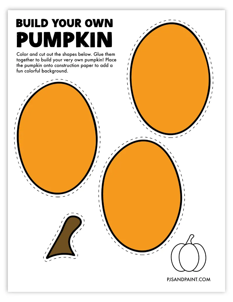 build a pumpkin pjs and paint color