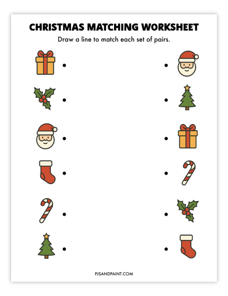 43 Free Printable Christmas Games and Activities - Pjs and Paint