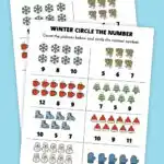 winter circle the number thumbnail