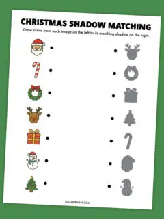 christmas shadow matching thumbnail