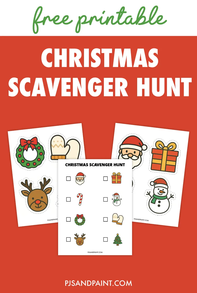 free printable christmas scavenger hunt