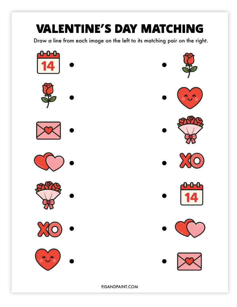 valentines matching