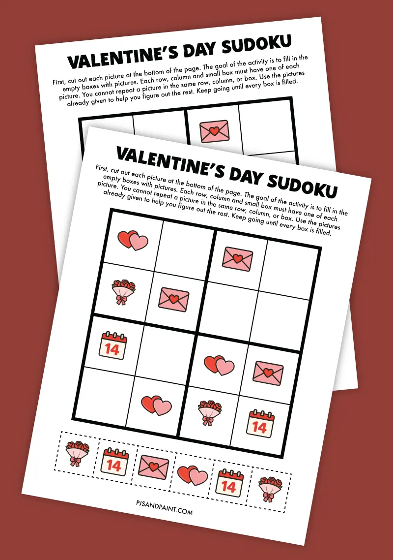 valentines sudoku