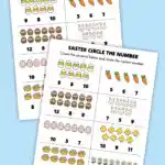 easter circle the number thumbnail