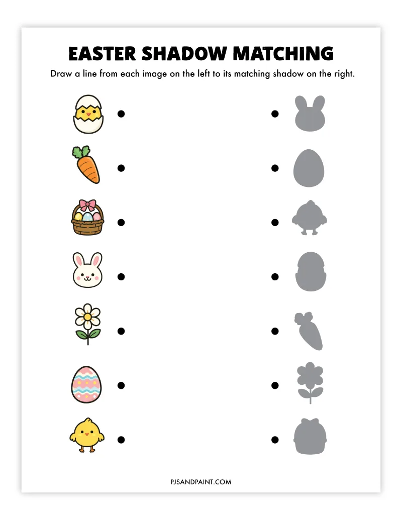 easter shadow matching
