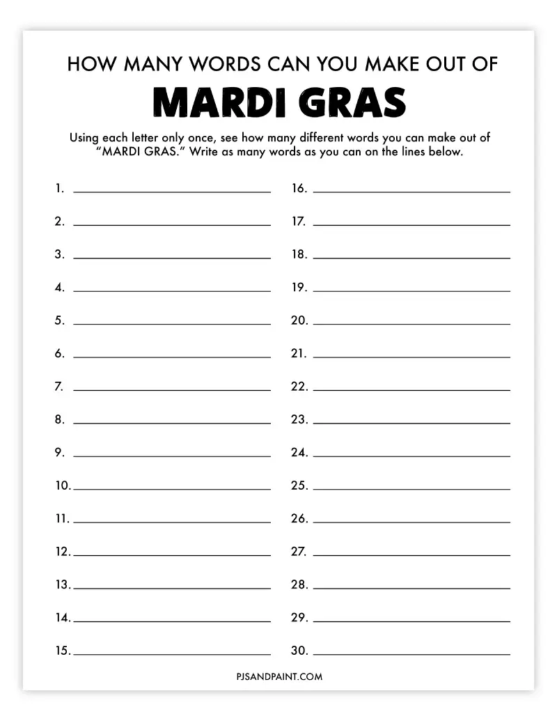 how-many-words-can-you-make-out-of-mardi-gras