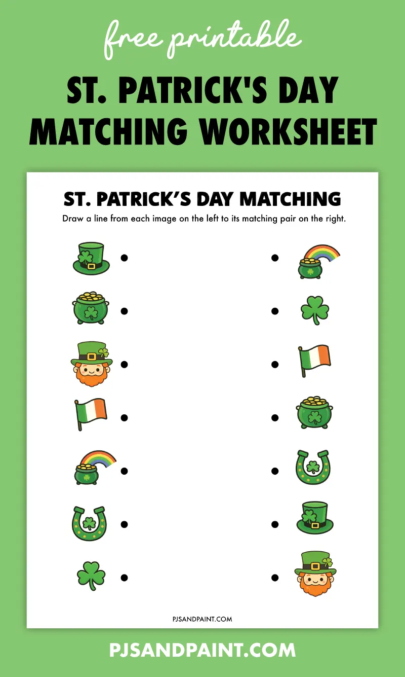 matching worksheet free printable