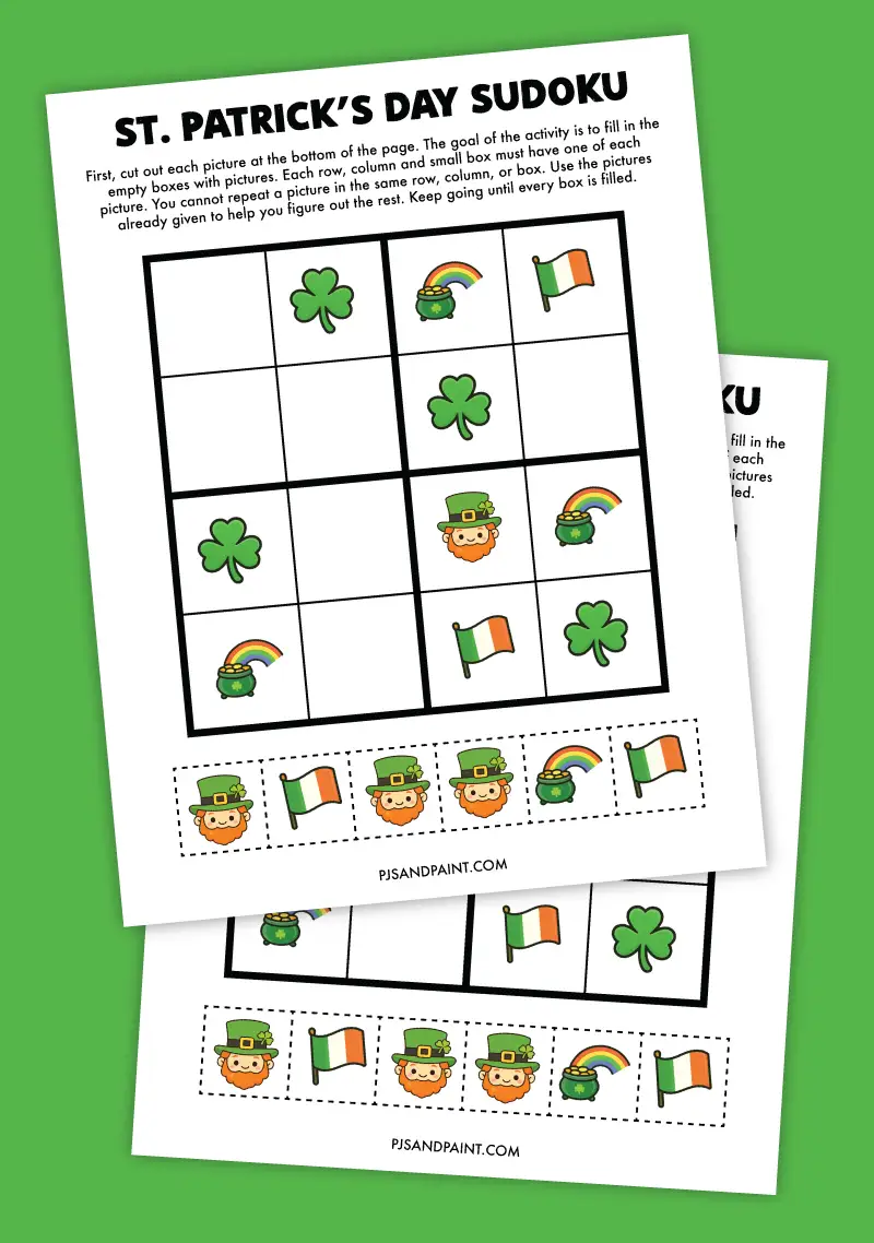 sudoku st patricks day