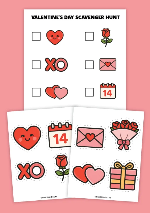 valentines day indoor scavenger hunt thumbnail