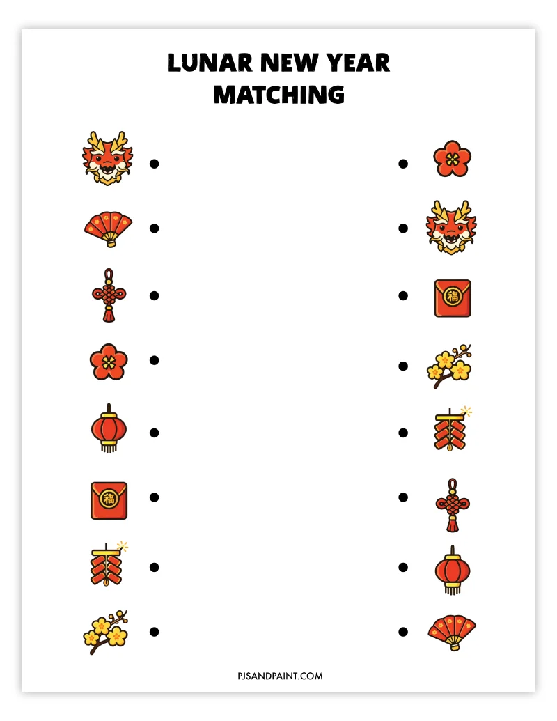lunar new year matching