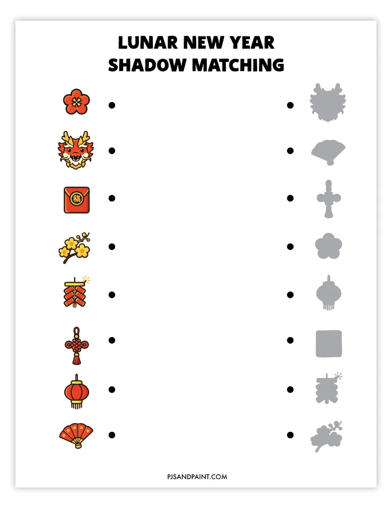 lunar new year shadow matching
