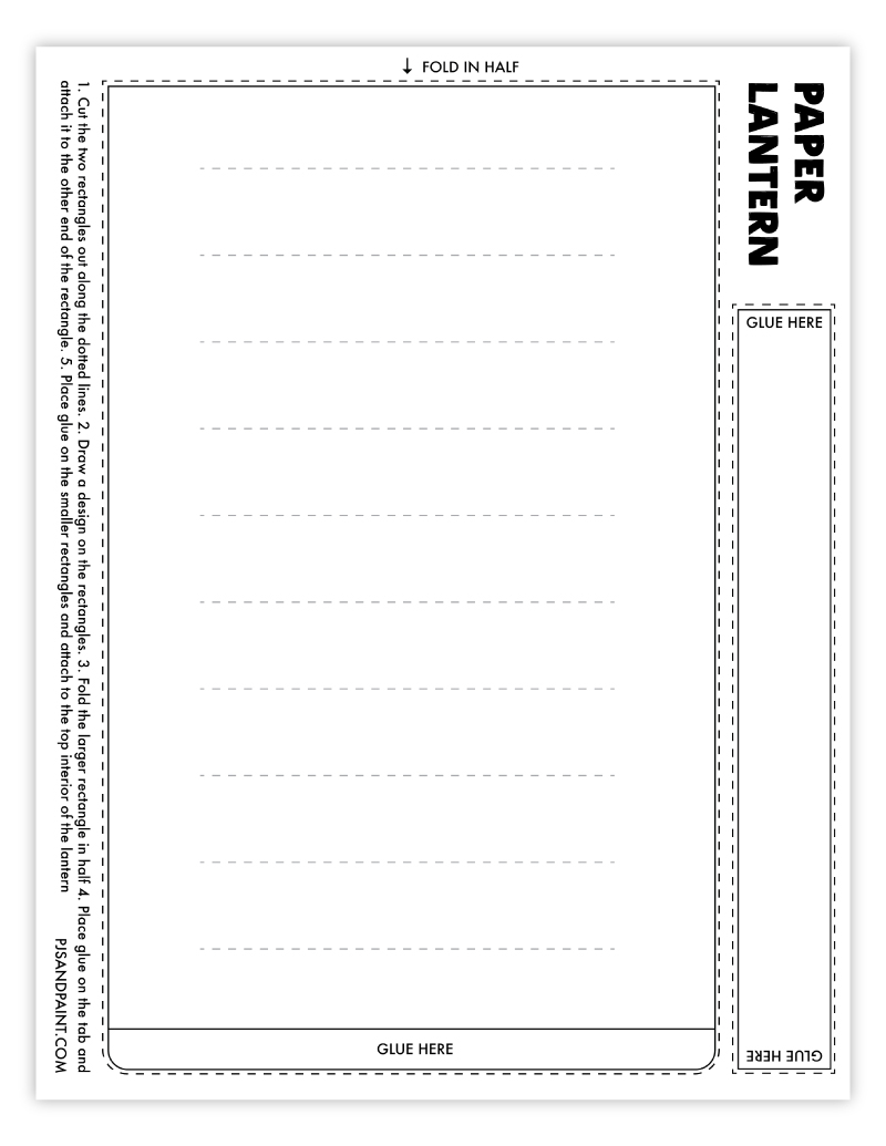 paper lantern blank