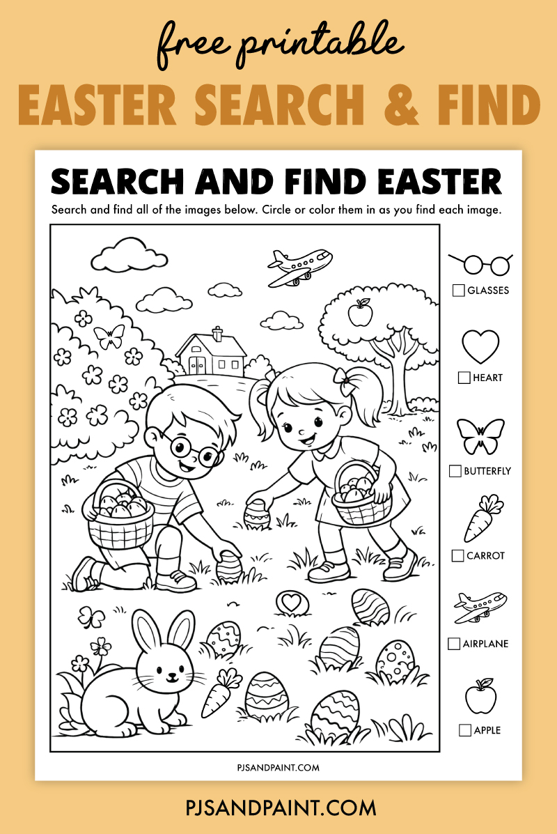 free printable easter search and find