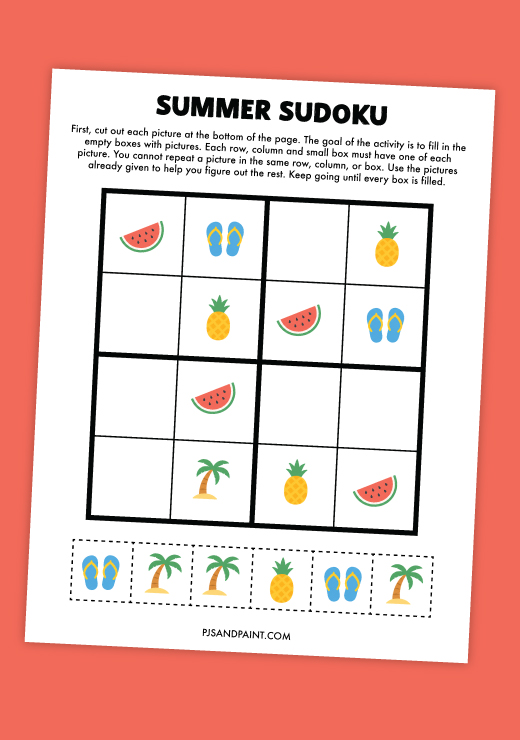 summer sudoku thumbnail