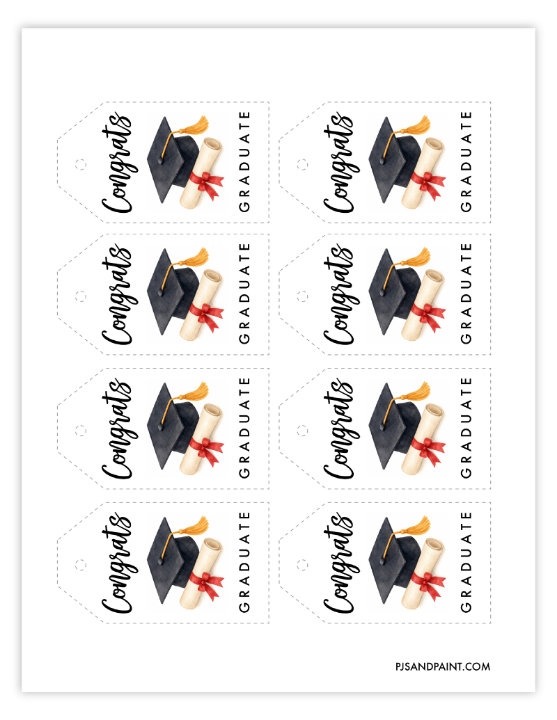 congrats graduate tags