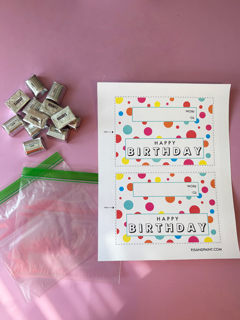 birthday topper supplies