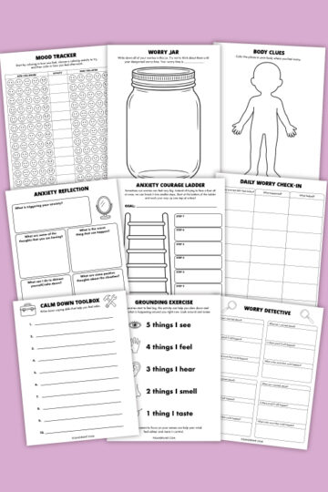 anxiety worksheets