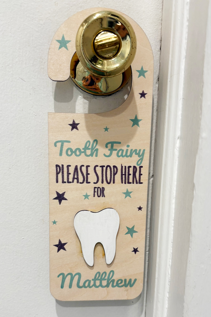 door hanger on doorknob
