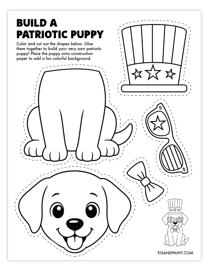 patriotic puppy