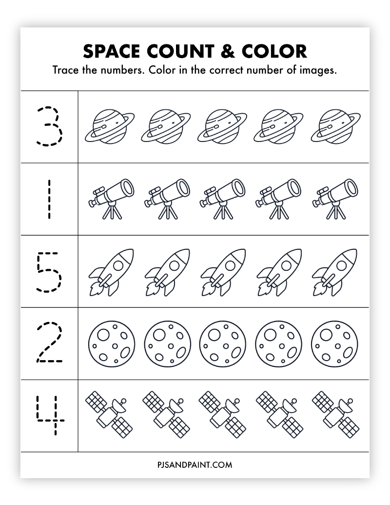 space count and color
