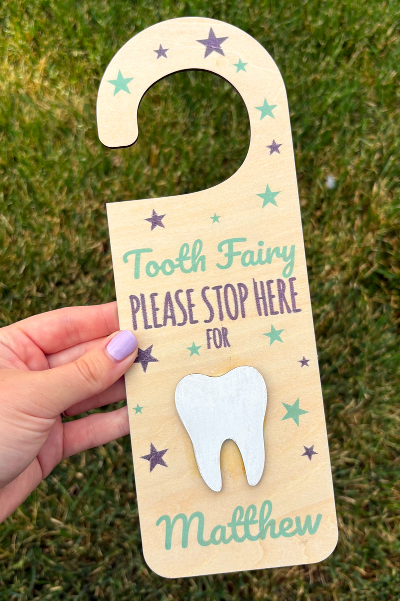 tooth fairy door hanger