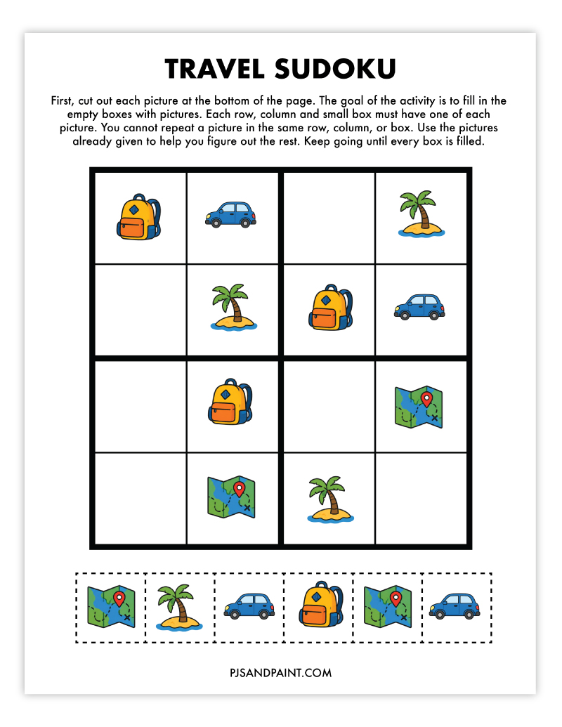 travel sudoku