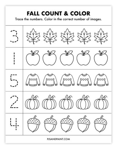 fall count and color