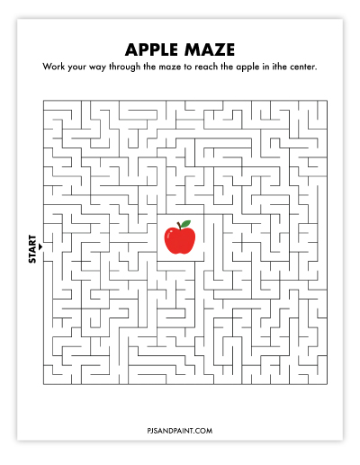 apple maze