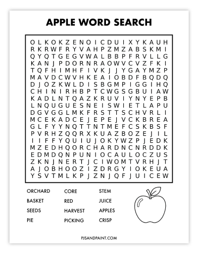 apple word search