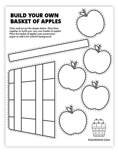build a basket of apples