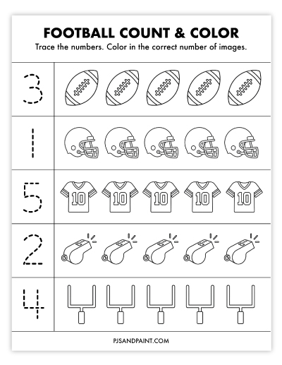 football count and color