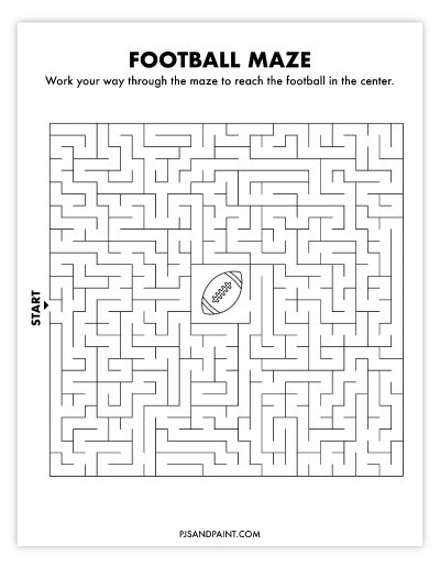 football maze