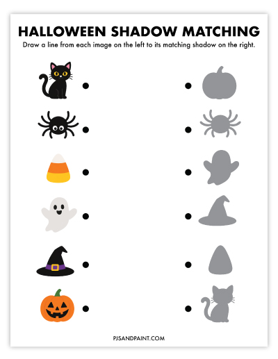 halloween shadow matching