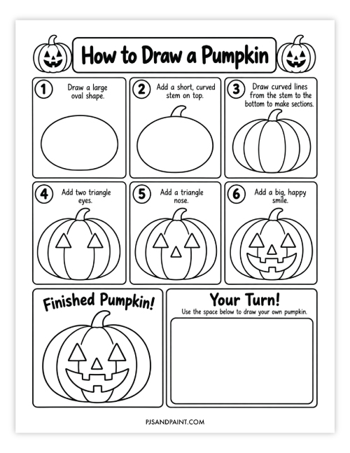 draw a pumpkin