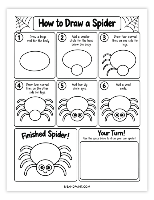 draw a spider