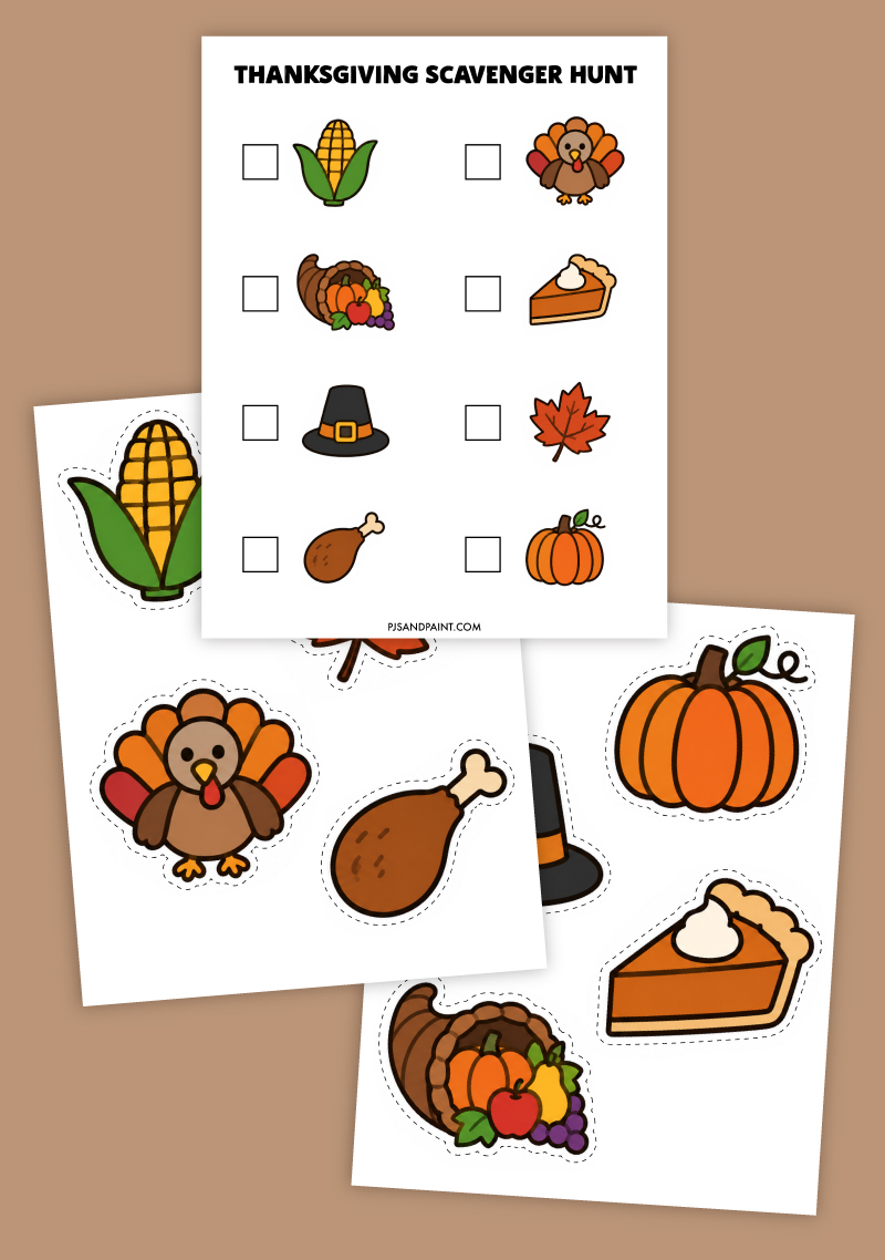 free scavenger hunt thanksgiving